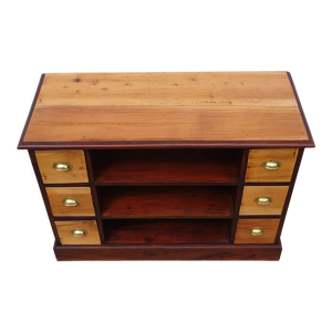 meuble TV en bois exotique