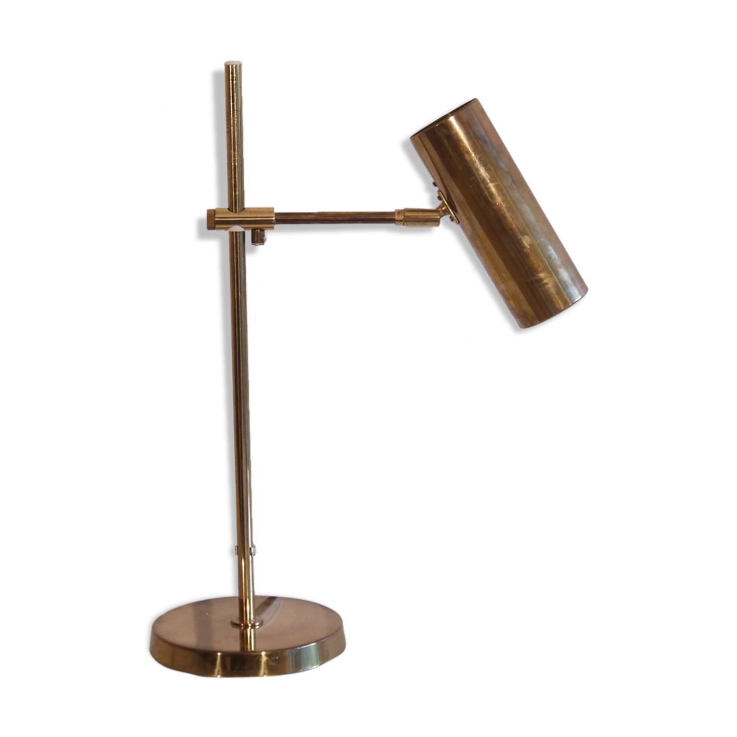 Lampe en laiton de Bergboms Suède 1970