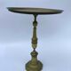 ORIENTAL GUERIDON IN BRONZE AND BRASS XIX EME GRAVEL PLATEAU BEAUTIFUL PATINA