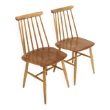 Set of 2 Scandinavian "Fanett" chairs by Ilmari Tapiovaara, Sweden, 1960