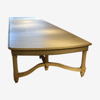 Patinated table in Louis XVI style - 586cm