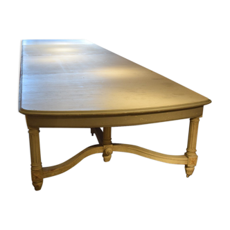 Patinated table in Louis XVI style - 586cm