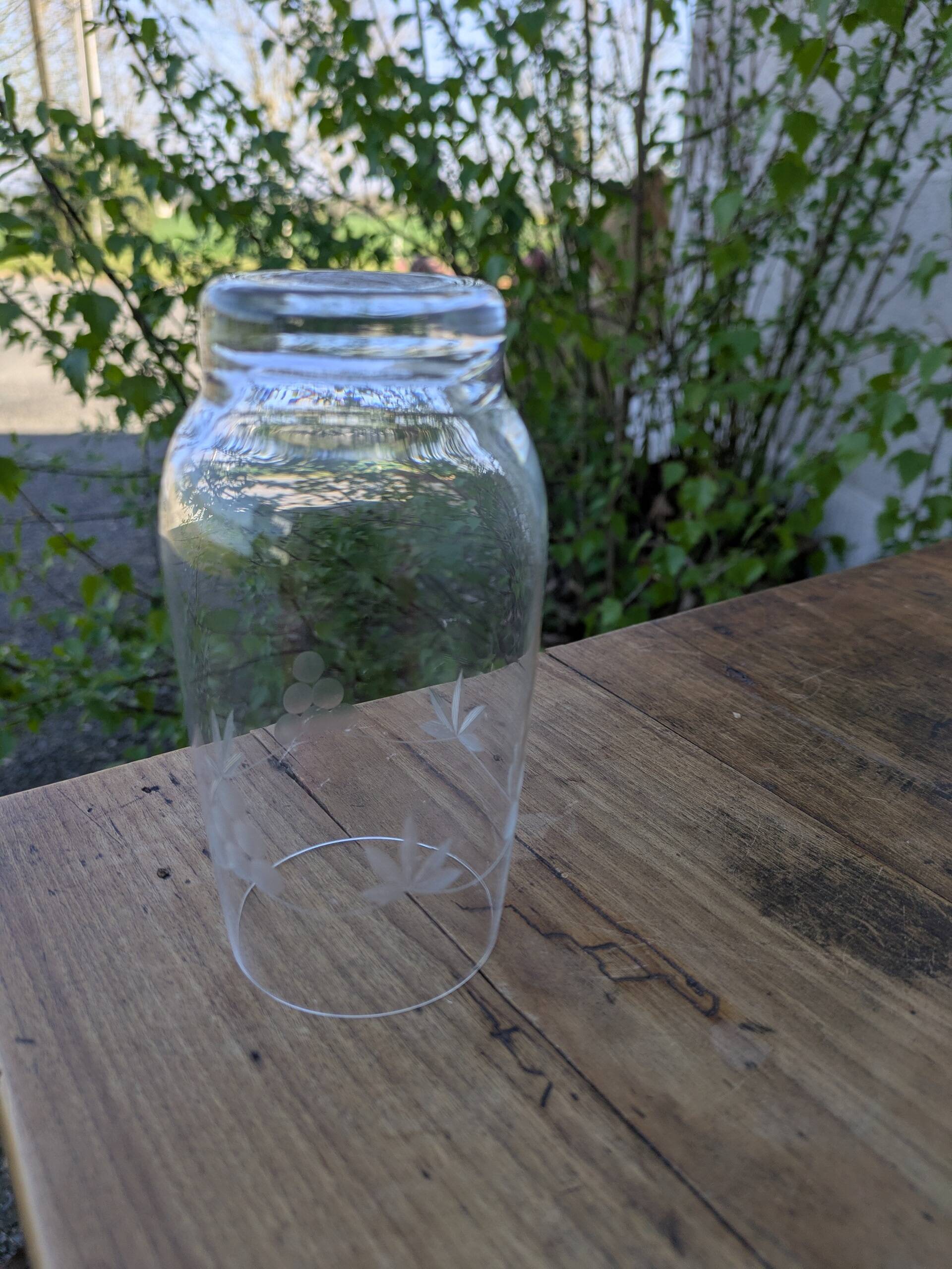 Antique orangeade glasses