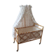 Rattan doll cradle bed