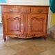 Buffet rustique-style Louis XV-Régence-chevillé- teinte merisier-bois massif