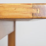 Vintage pine Scandinavian dinner set by Hugo Svensson for Bjarnums Mobelfrabiker