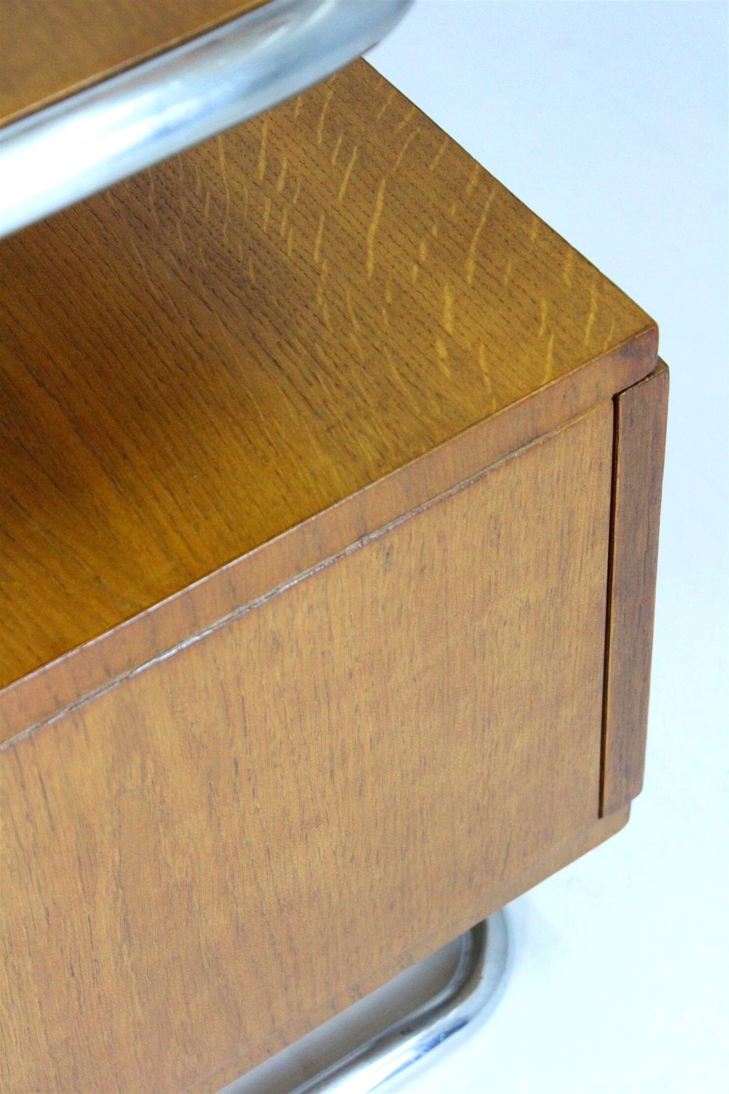 Restored Bauhaus Bedside Tables by Hynek Gottwald, 1930s, Set of 2