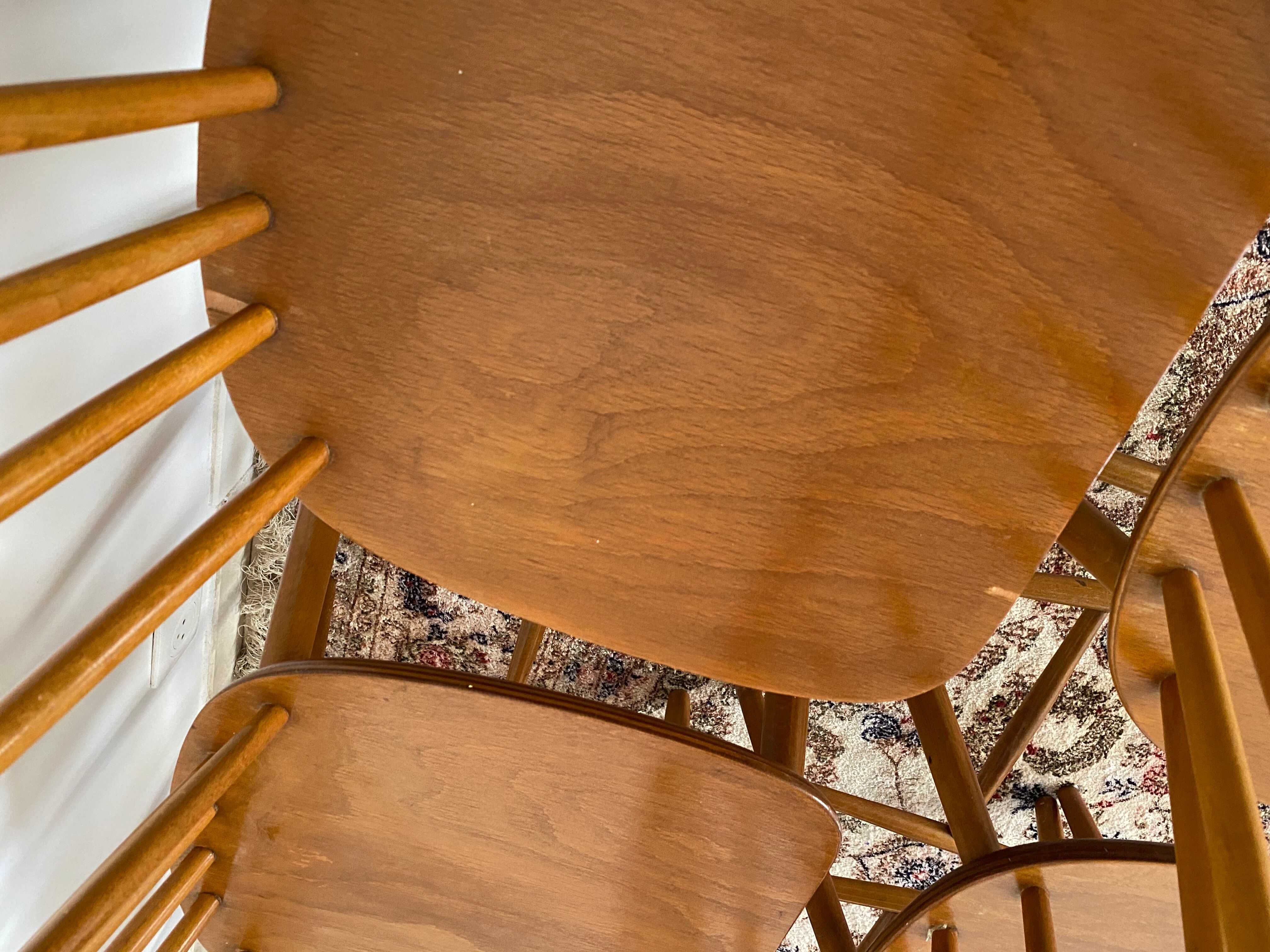 Scandinavian chairs with bars