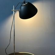 Black mid-century Dijkstra flexible desk lamp
