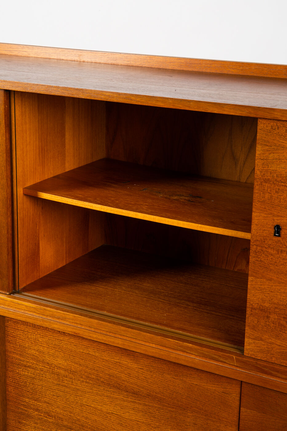 High wooden and glass line of the 60s