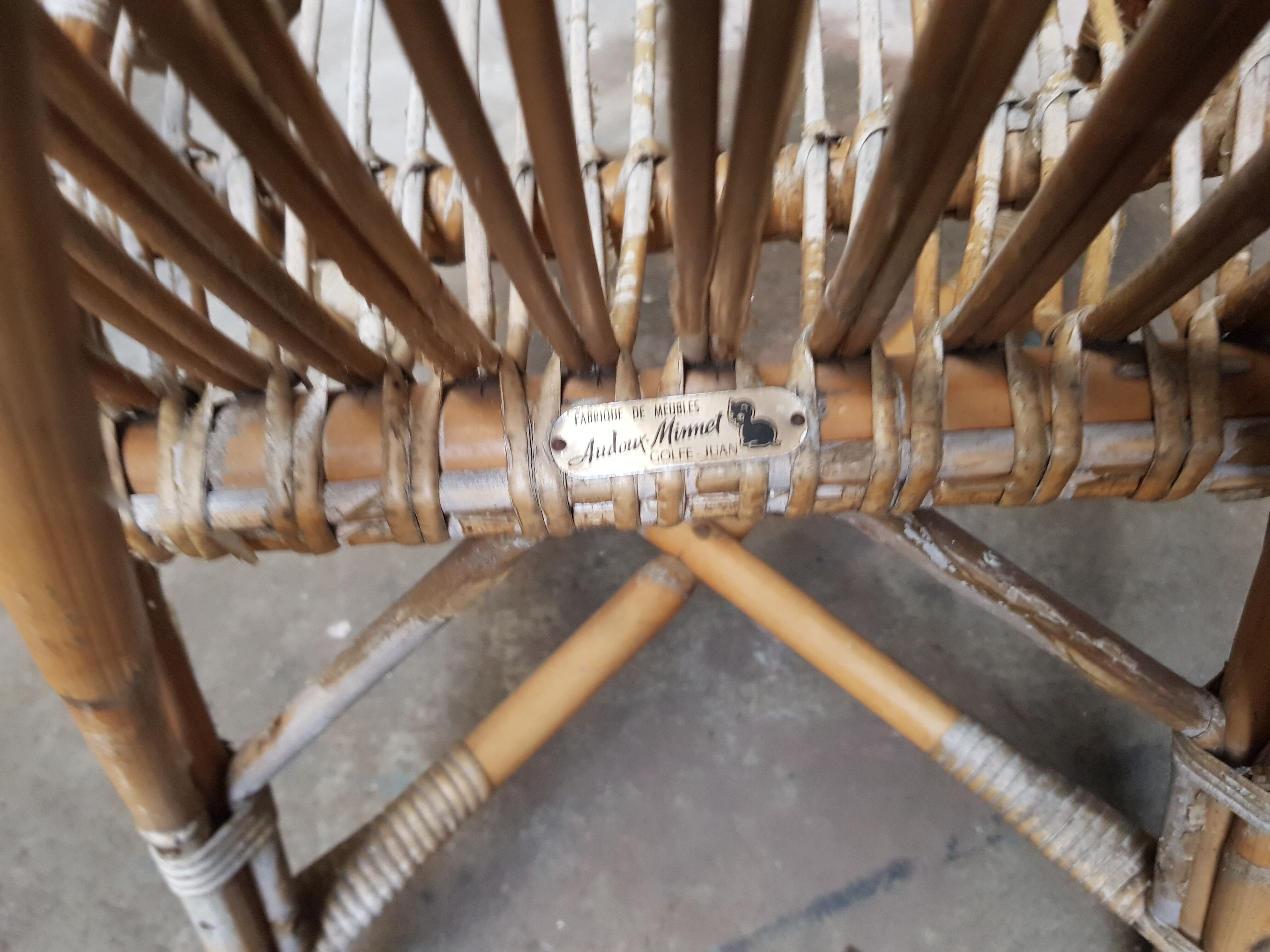 Pair of Audoux & Minnet chairs
