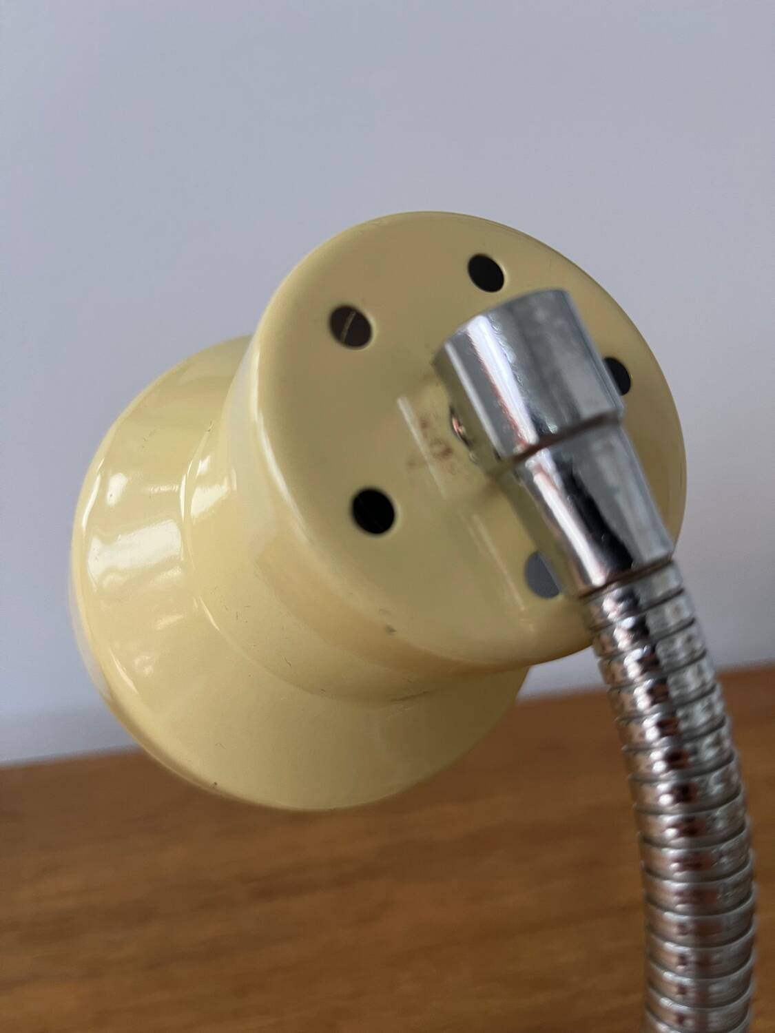 Mini lampe de bureau en métal vintage