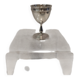 Louis XVI style silver egg cup (950) by Ernest Compere, Minerva design