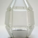 Art deco ceiling frosted and transparent 1930s glass