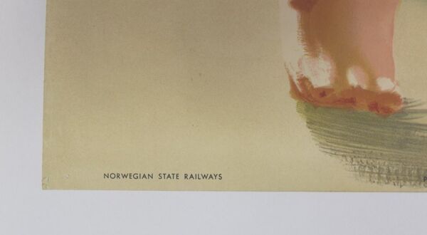 Affiche originale Oslo, Norvège doll 1962 Yran Knut