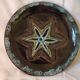 Decorative star plate ceramic Marius Giuge Vallauris