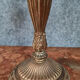 Pair of napoleon III 1900 era candle holders in bronze