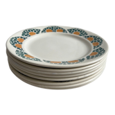 Lot 8 assiettes plates en excellent état Nouvelle Givors