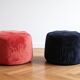 Pair of designer poufs La Cividina