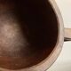 Midcentury Cubist XXXL Cup in West African Monoxyl Wood