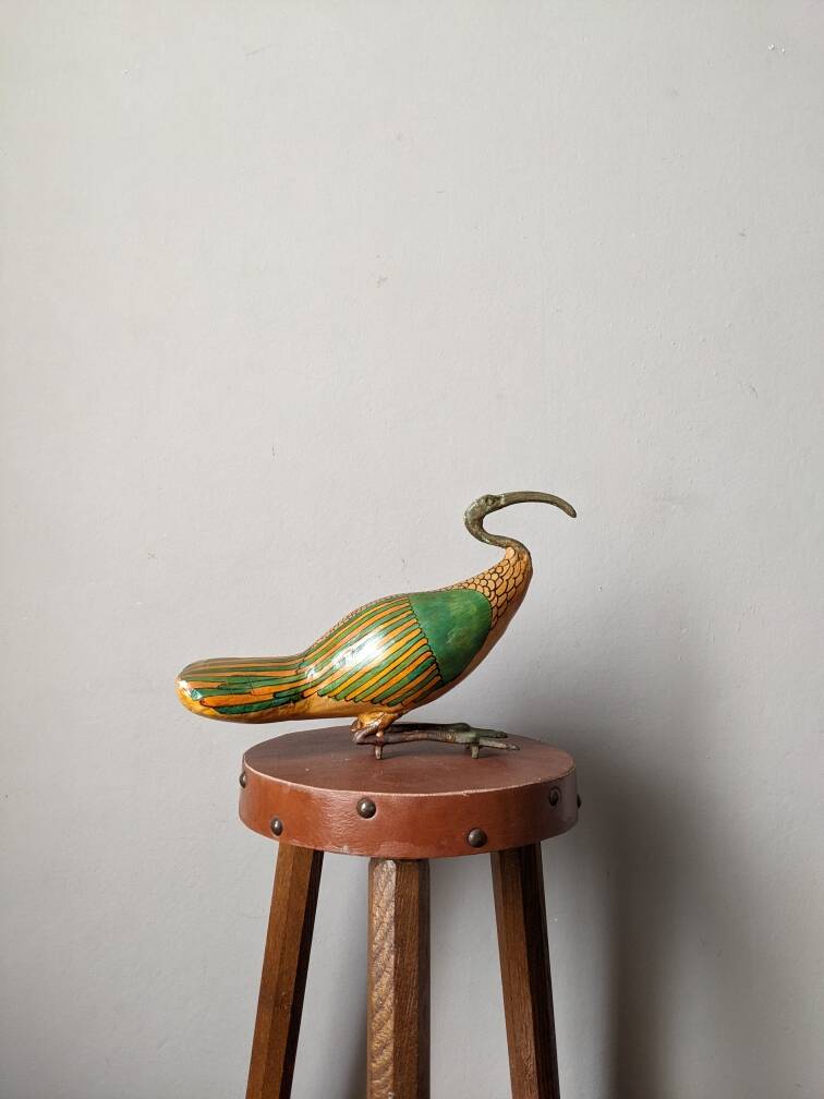 Ibis Egyptian art handcrafted countryside decoration sculpture