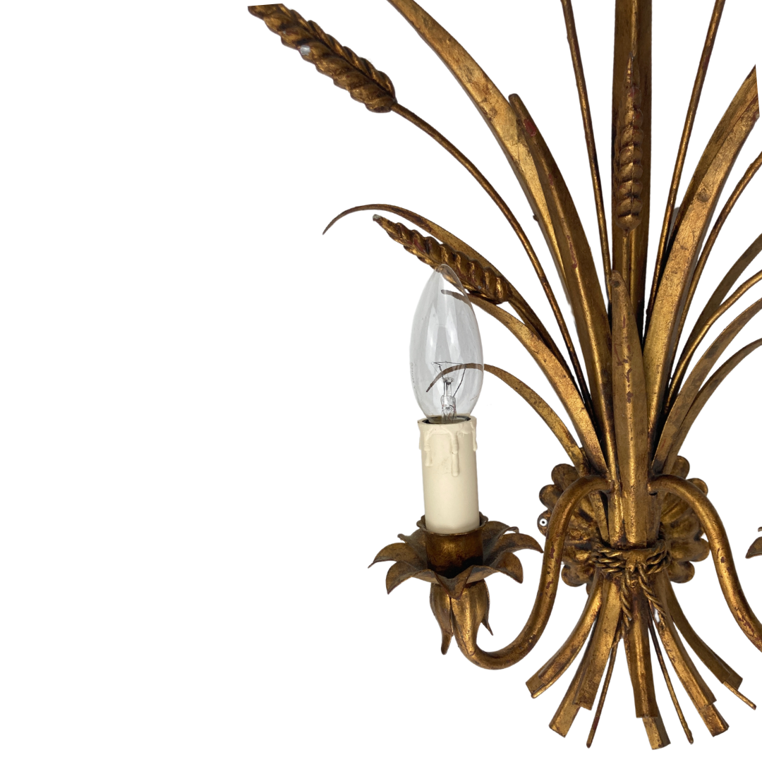 Boucle D'oreille Unique XIXe Siècle En Bakélite - Motif Gerbe De Blé - Rare Et Insolite (occasion)