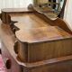English hairdresser Art Deco walnut