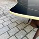 Table basse verre noir et bois