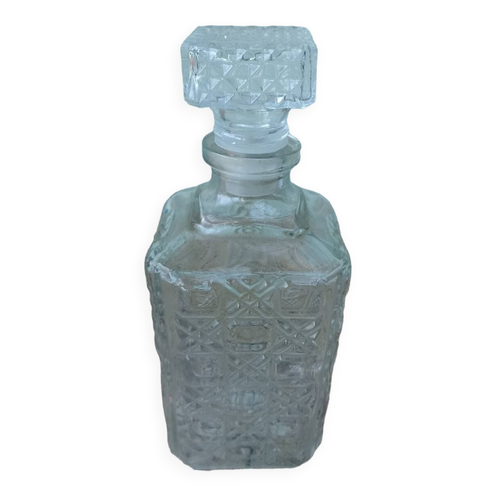 Glass whisky carafe