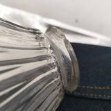 Holophane glass pendant light