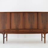 1960s H.P.Hansen Wooden Highboard , Denmark