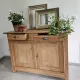 Very buffet just old solid raw pine wood.
