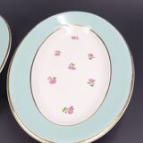 Pair of small cups or opaque porcelain ravines Model Duchess, St Amand Hamage