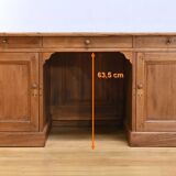 All-Faced Oak Commercial Desk - 1900