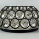 Ceiling light from the 60s and 70s Glashütte Limburg Germany glass & metal