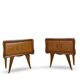 Paire de tables de chevet italiennes, milieu XXème