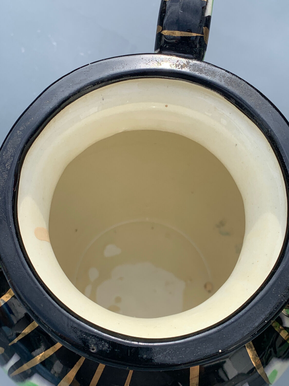 Pair of vases Vallauris decoration hand 561 signed