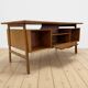 Bureau en teck modèle 75 par Gunni Omann, années 1960.