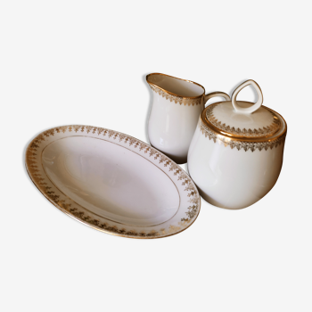 Porcelain tea set by Chastagner