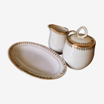 Set pour le thé en porcelaine par Chastagner