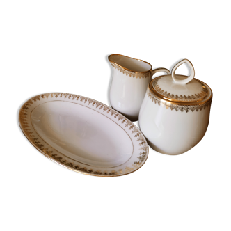 Set pour le thé en porcelaine par Chastagner