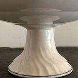 Compotier on Longwy pedestal, Leman model, XXth