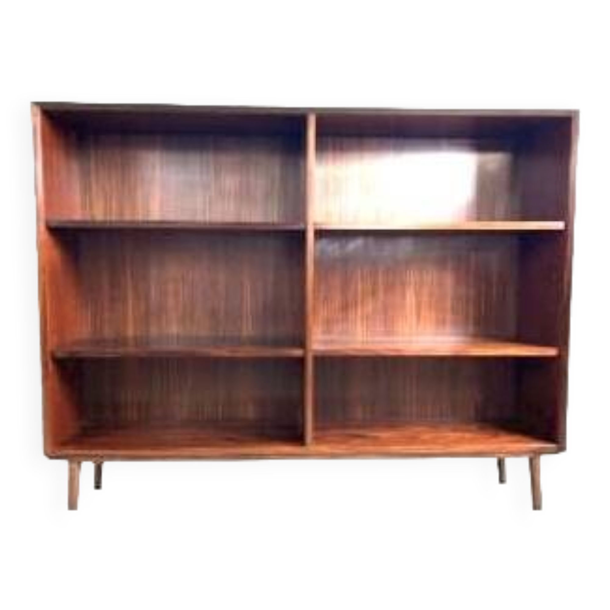 Vintage Scandinavian teak bookcase