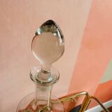 Chic vintage glass carafe