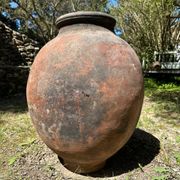Jarre poterie en terre cuite ancienne 19ème