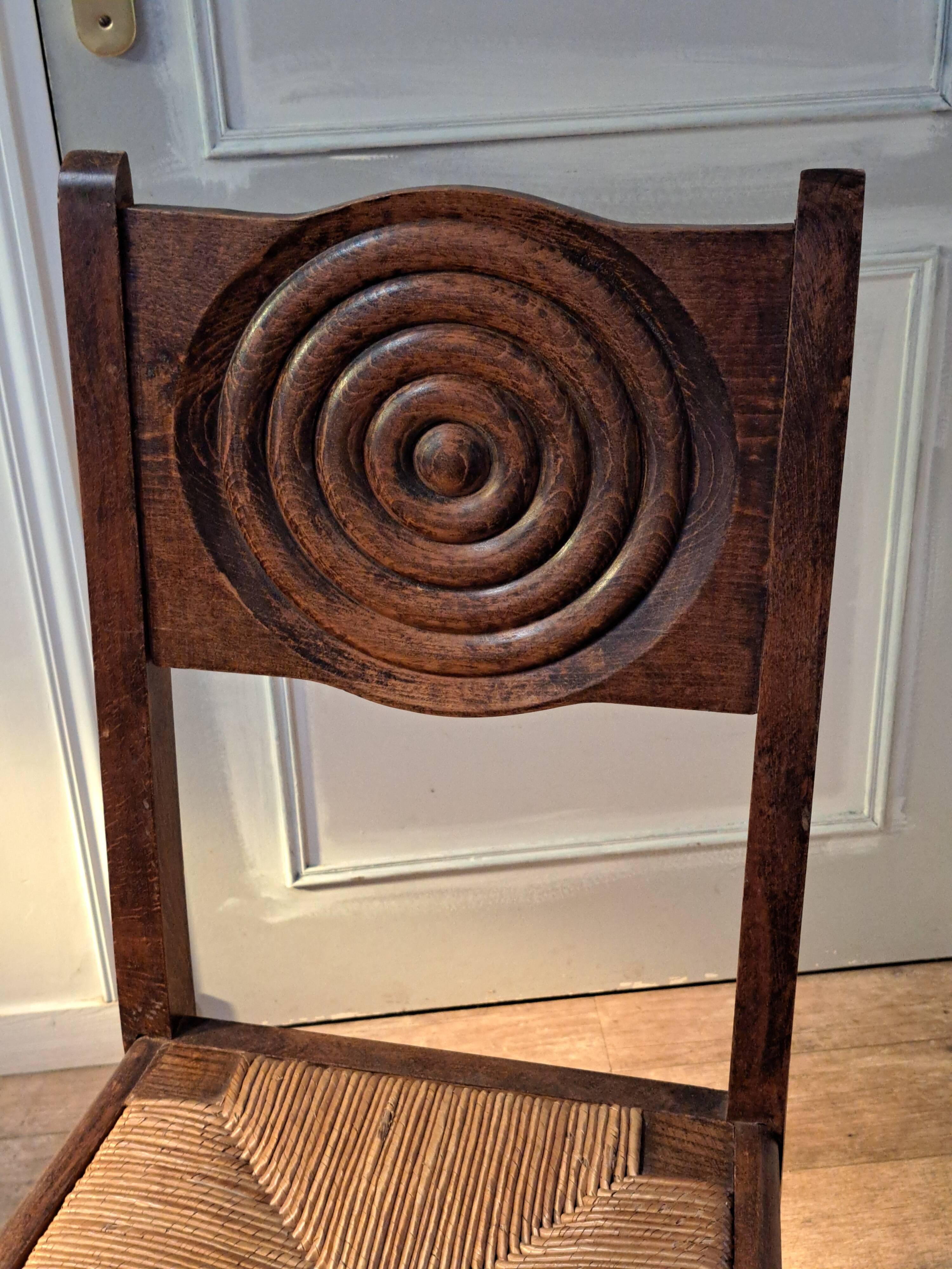 6 arts and crafts chairs