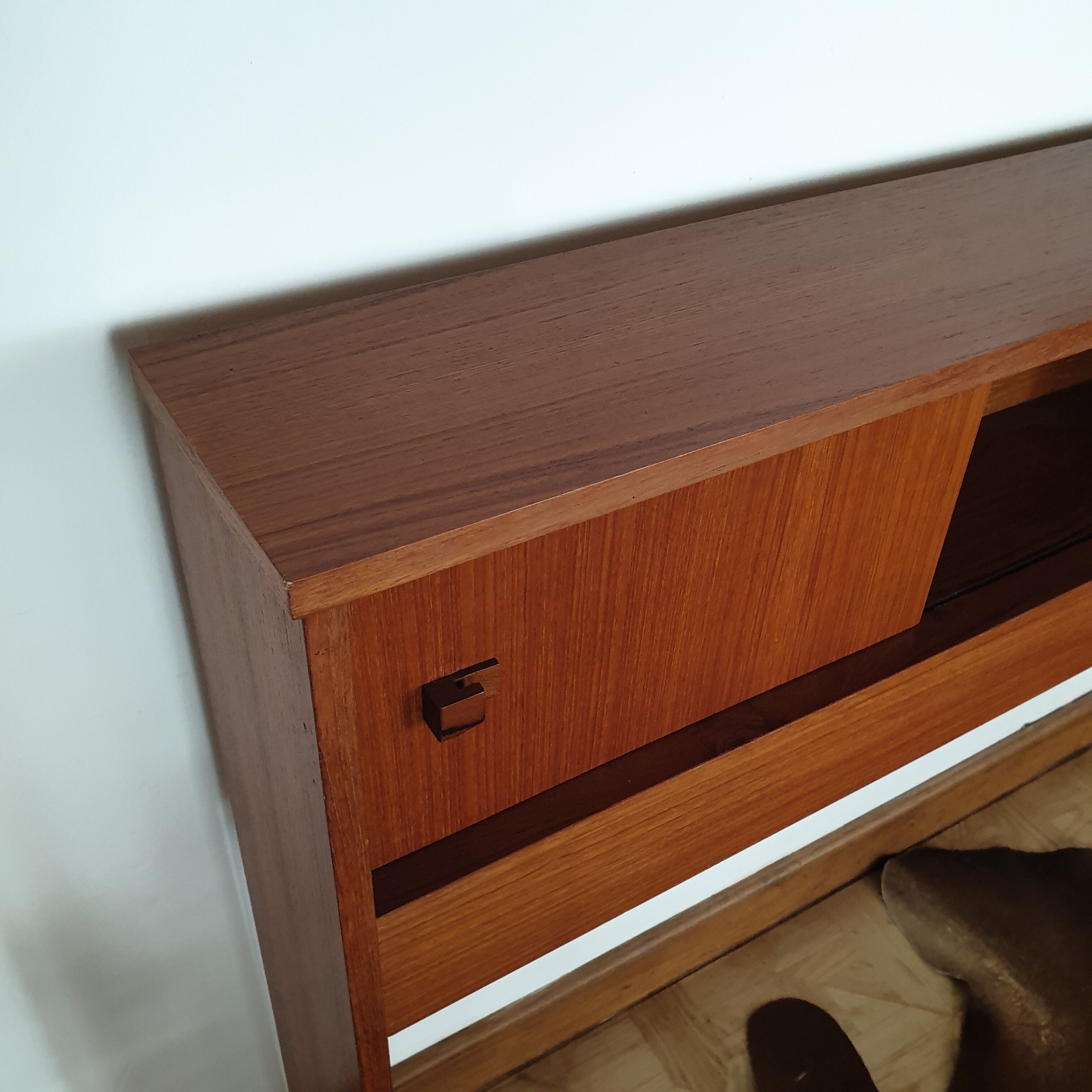 Vintage teak console 60s