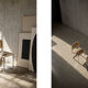 Set of 2 Vintage MidCentury Italian Modern White Wood&French Wicker Chairs