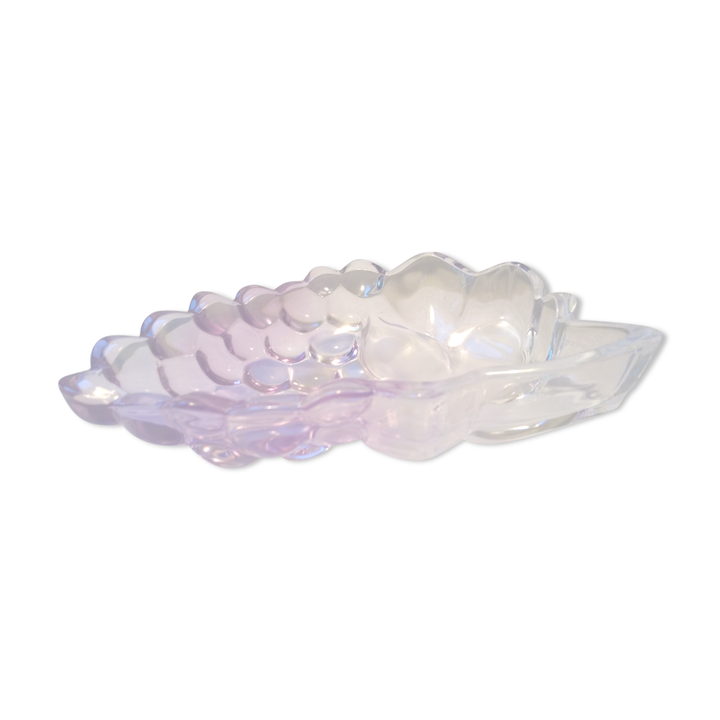 Empty thick glass pocket