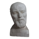 Pascal Boureille (1909-1999) Bust sculpted in plaster Male doctor